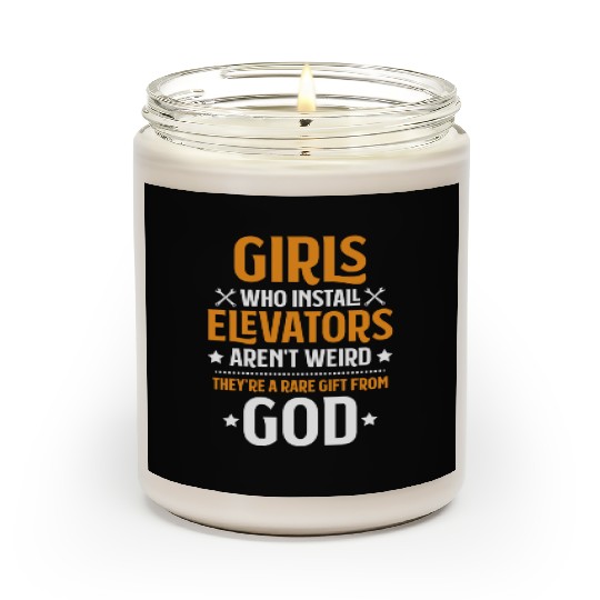 Elevator Mechanic Elevator Installer Scented Candles