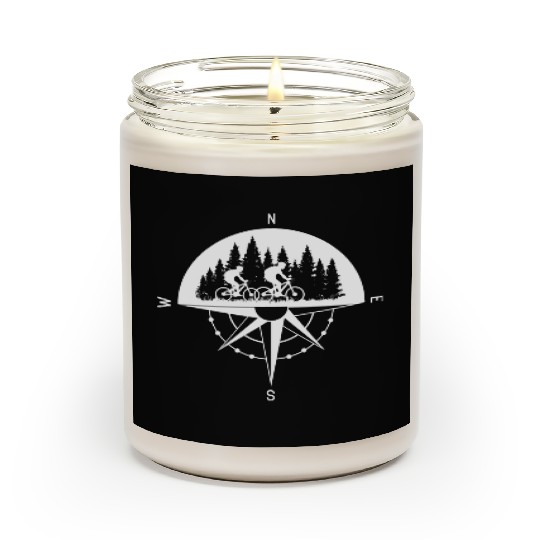 MTB Compass Mountain Bike Couple In Love Scented Candles