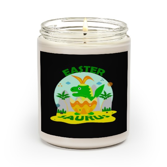 Easter Saurus Scented Candles