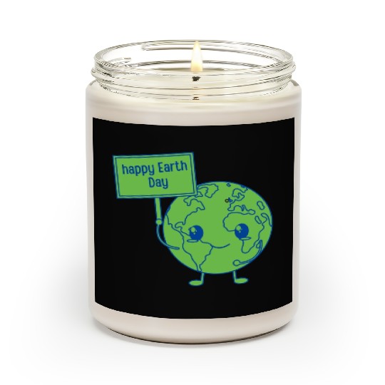 Happy Earth Day Scented Candles