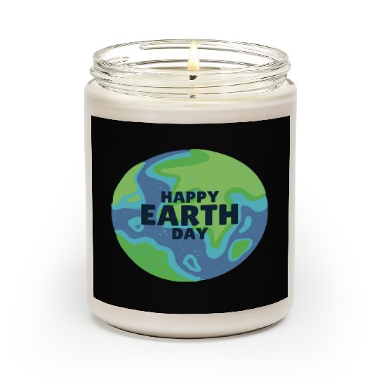 Happy Earth Day Scented Candles