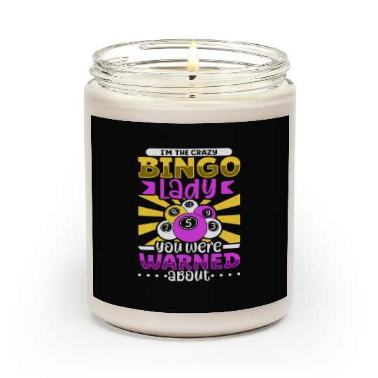 Bingo Card Game Grandma Bingo Player Bingo Cards Scented Candles
