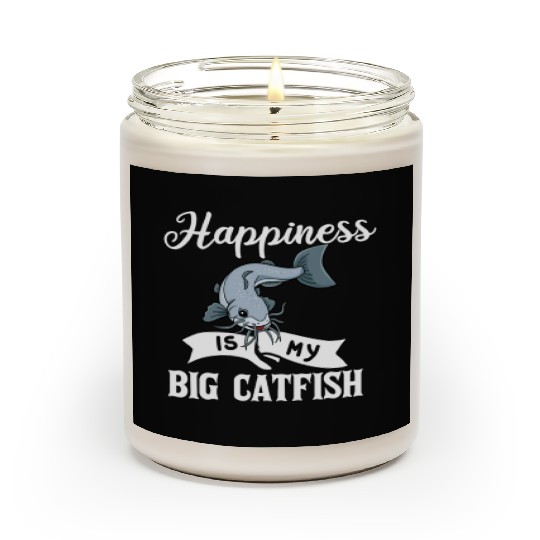 Catfish Fishing Gift Flathead Catfishing nostalgia Scented Candles