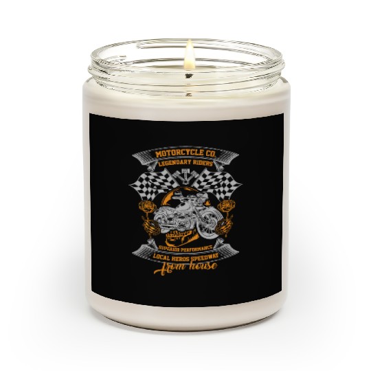 MOTORCYCLE CO LEGENDARY RIDERS Scented Candles