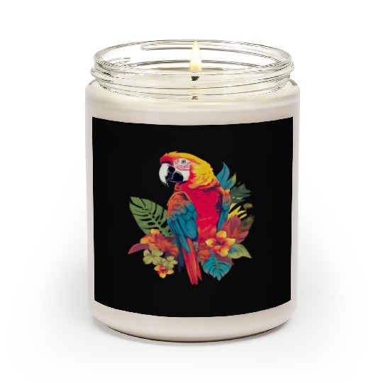 Macaw Parrot for a Bird Lover Animal Lover Scented Candles