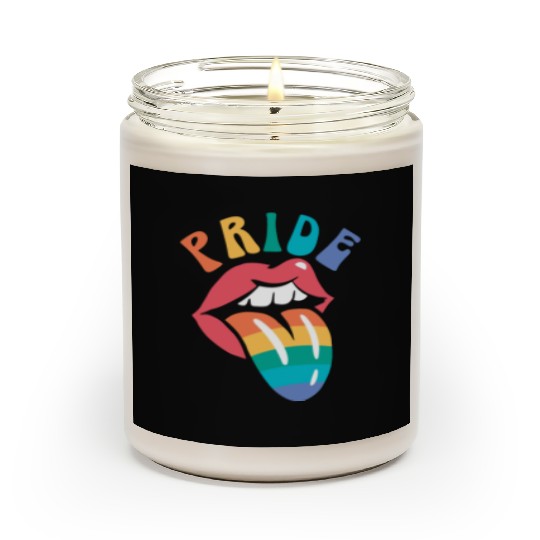 Gay Rights Rainbow Pride Month LGBTQ Gay Pride Scented Candles