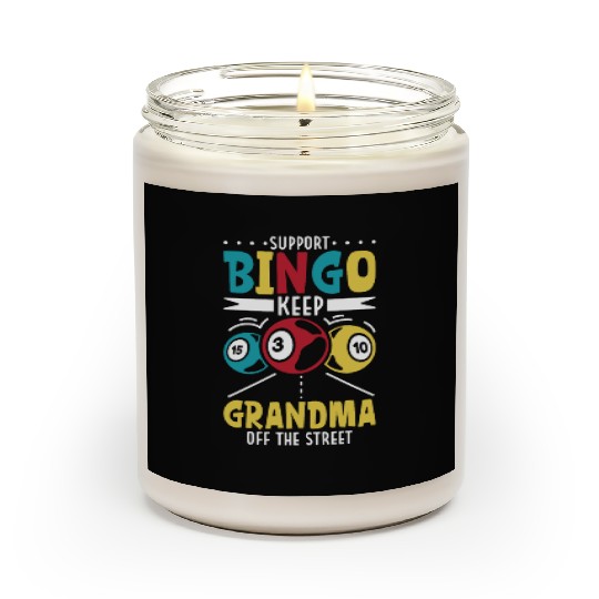 Bingo Card Game Grandma Bingo Player Bingo Cards Scented Candles