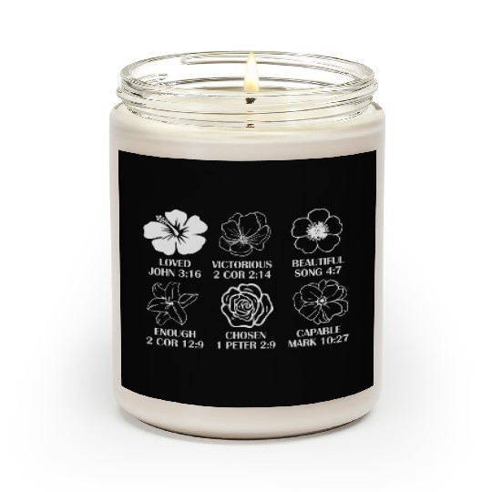 Loved John 3:16 Victorious 2 Cor 2:14 Scented Candles