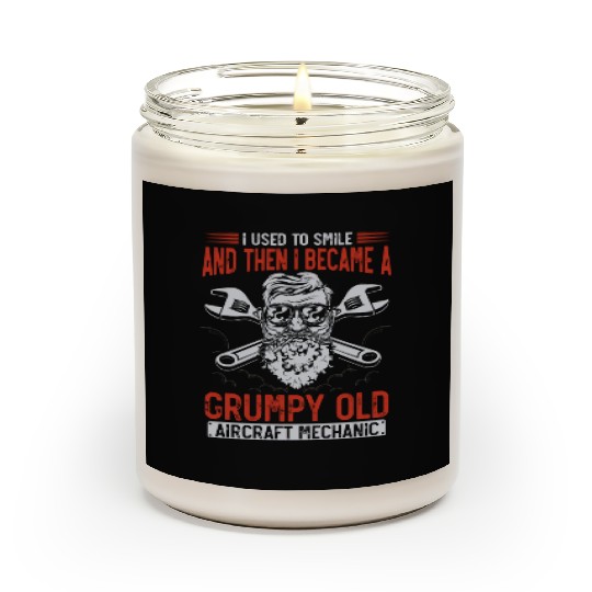 Aircraft Mechanic, airplane mechanic Scented Candles