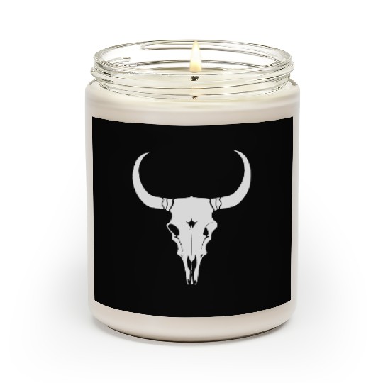 Cattle Skull Cow Skull Rodeo Western Skeleton Scented Candles