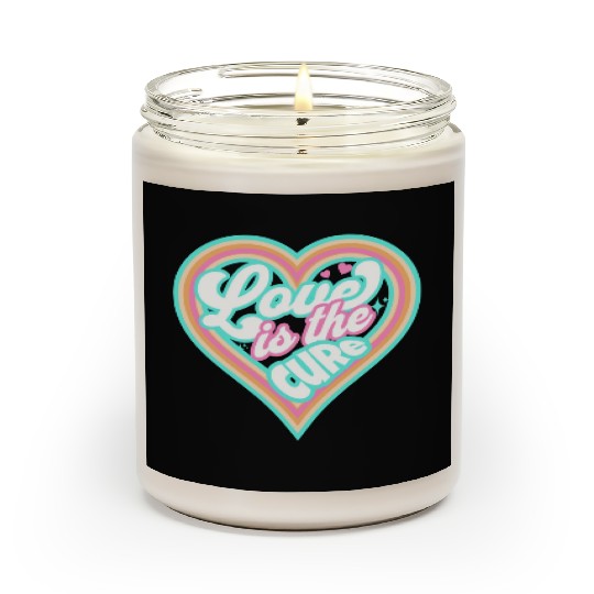 LOVE IS THE CURE (blue) Scented Candles