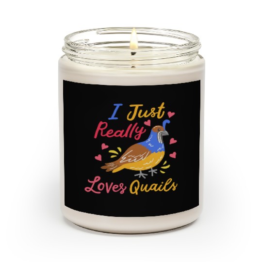 Quail Quail Lover Quail Owner Scented Candles