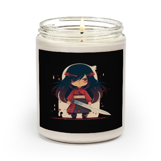 Girl Samurai Scented Candles