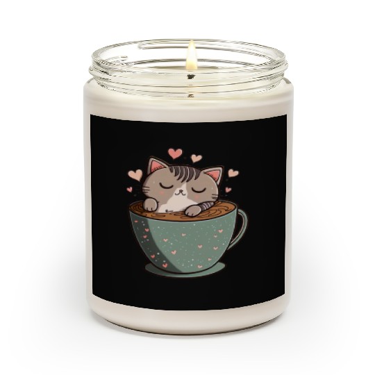 Caffeine Kitties A Sweet Valentines Day Gift Scented Candles