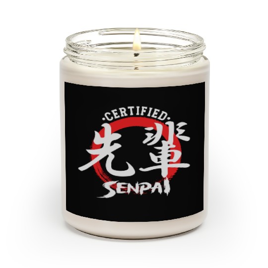 Certified Senpai Japanese Manga Anime Lover Otaku Scented Candles