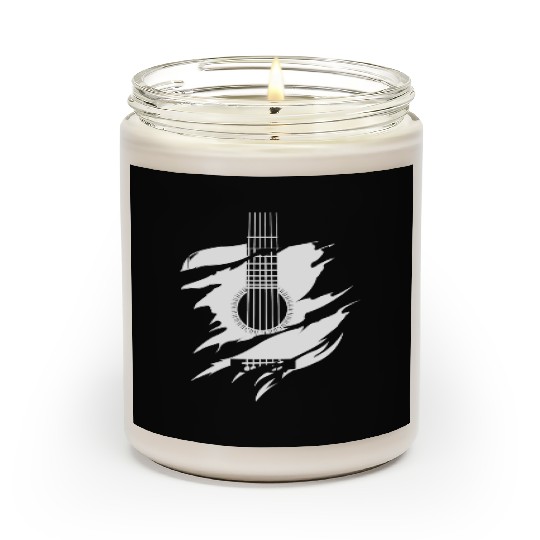 Guitar Player Scented Candles