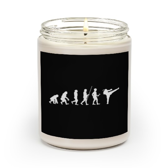 Mixed Martial Arts Human Evolution MMA Muay Thai Scented Candles