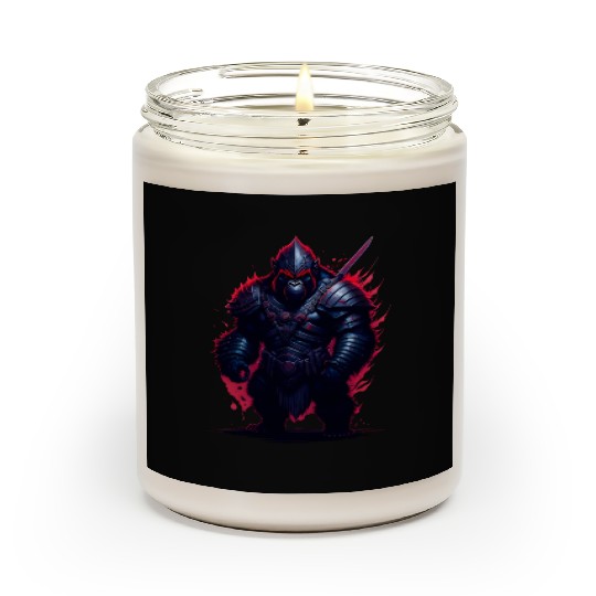 Amazing gorilla warrior Scented Candles