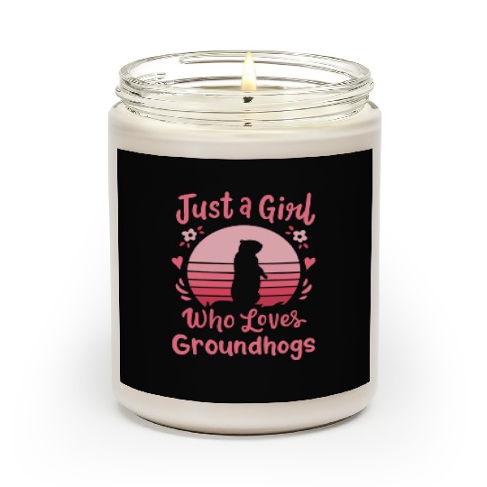 Groundhog Groundhog Lover Scented Candles