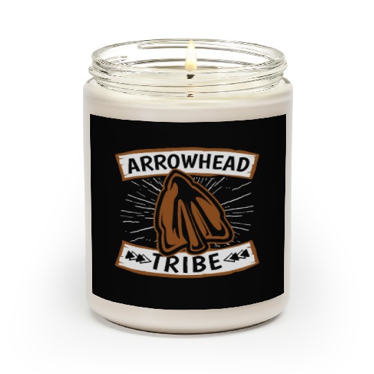 Arrowhead Tribe Rocks Flint Artifact Arrowhead Scented Candles