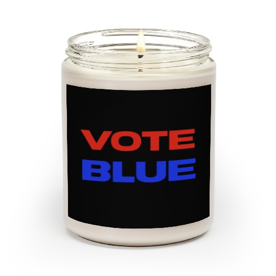 Vote Blue Democratic Party Liberal Voting Scented Candles