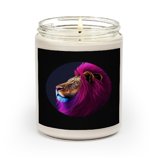 Flowing Lion Colors Scented Candles