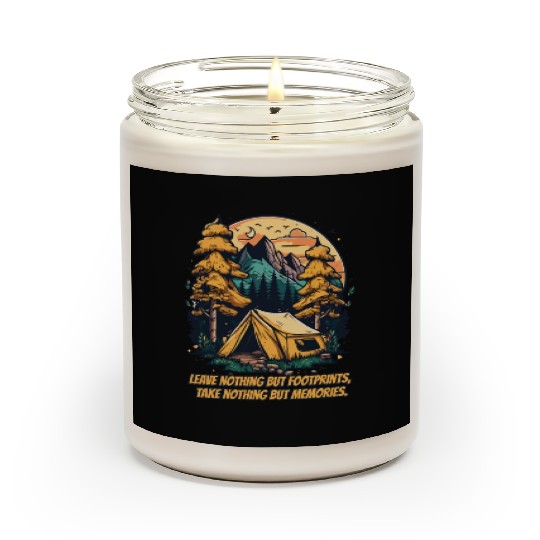 camping saying hiking saying outdoor nature Scented Candles