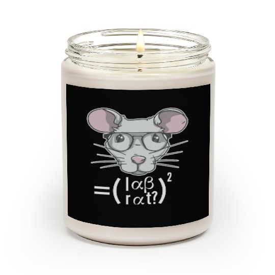 Lab Rat Science Chemistry Professor Laboratory Scented Candles