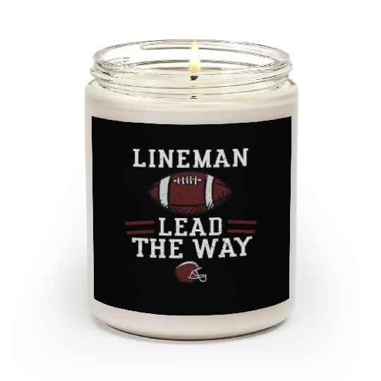 Lineman Lead The Way - Football Scented Candles
