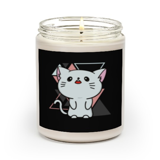 Cute little cat adorable kitty Kittenlove cat mom Scented Candles