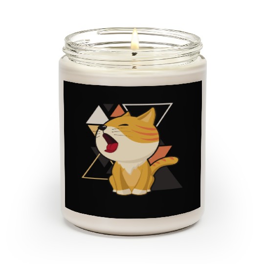 Cute little cat adorable kitty Kittenlove cat mom Scented Candles