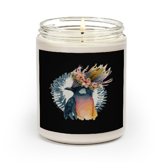 Cute Bird Of Paradise Bird Flower Crown Pet Birds Scented Candles