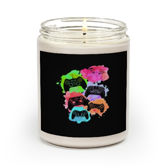 Control All Gamer Video Game Lover Controller Cute Scented Candles