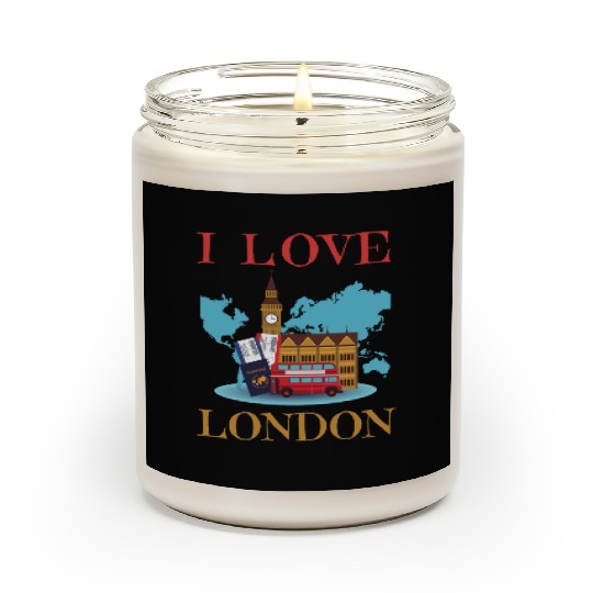 I Love London UK Travel more adventure Exploring Scented Candles