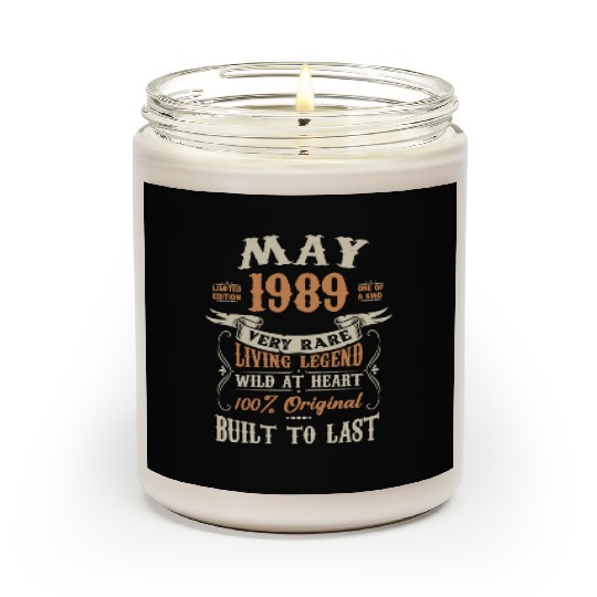 May 1989 Birthday Surprise Scented Candles