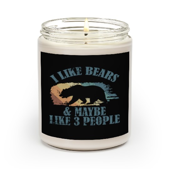 I Like Bears and Maybe 3 People Forest Animal Scented Candles