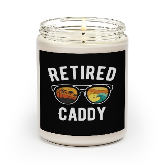 Retirement Beach Caddy Sunglasses Design Scented Candles