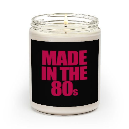 made in the 80s Scented Candles