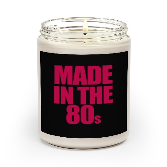 made in the 80s Scented Candles