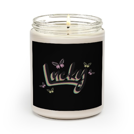 Lucky Butterflies Scented Candles