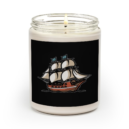 Columbus Day 1492 Scented Candles