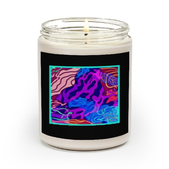 Ocean Nature Painting Scented Candles