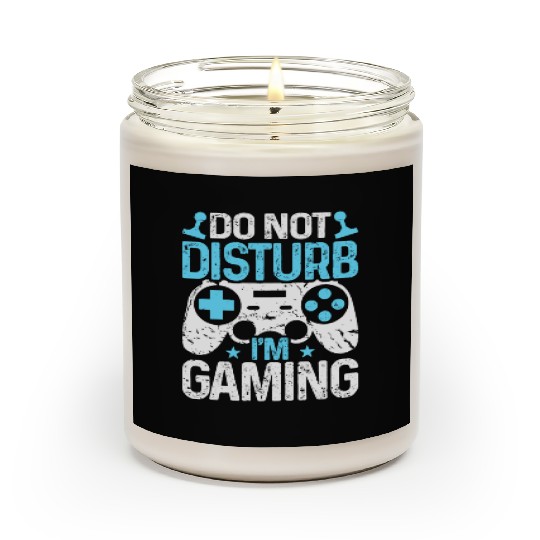 Do Not Disturb I'm Gaming Scented Candles