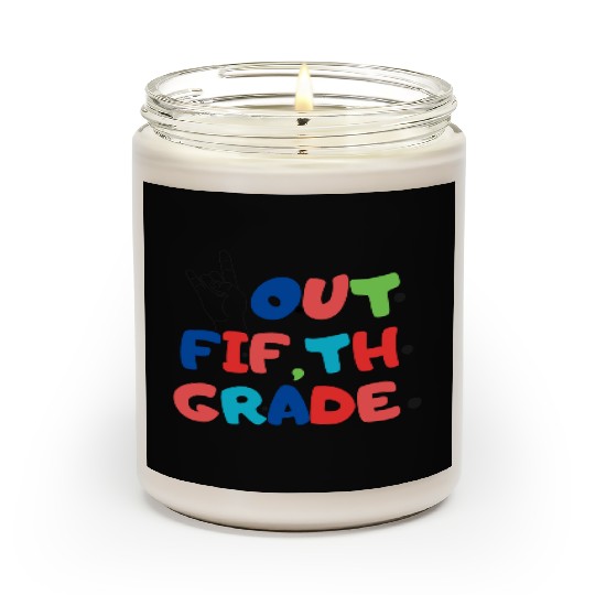 happy last day of school teacher students graduati Scented Candles