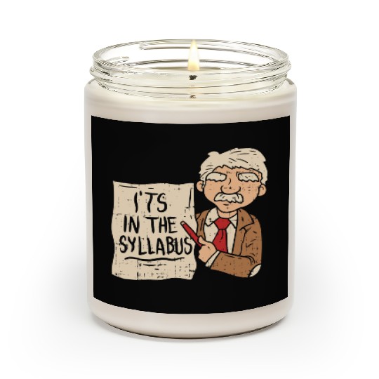 English Teacher Scented Candles