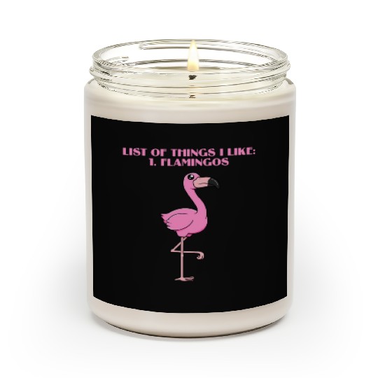 Funny Flamingo For Flamingo Lover Scented Candles