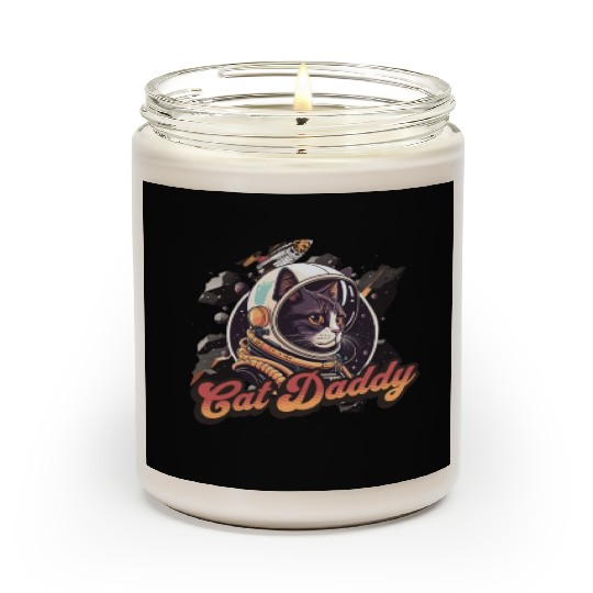 Astrocat Retro graphic Cat Daddy Vintage Eighties Scented Candles