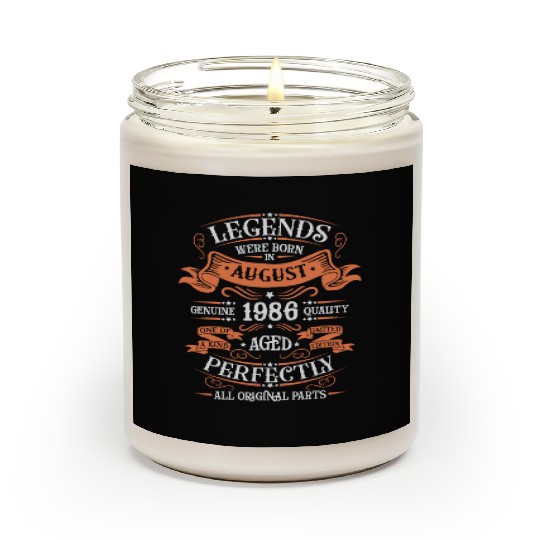 August 1986 anniversary 1986 legends August Scented Candles