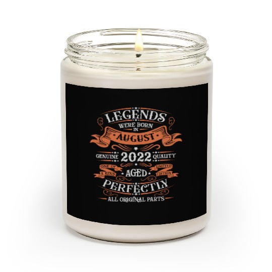 August 2022 anniversary 2022 legends August Scented Candles