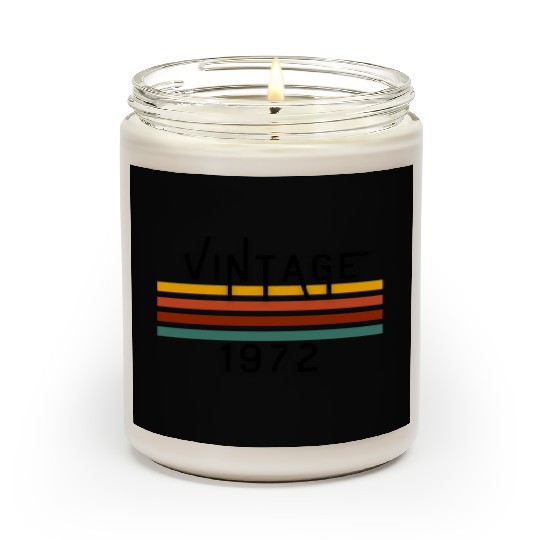 Vintage 1972 Retro Scented Candles
